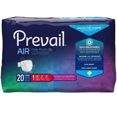 Prevail Air Plus Daily Brief - Sz 1 - Breathability - Ultimate Absorbency — Manufacturer Picture