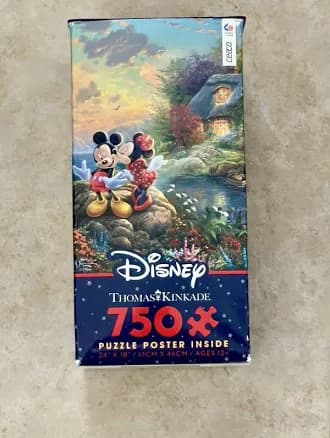Ceaco Disney Thomas Kinkade Puzzle 750 Pieces Interlocking 2903-32 — Actual Product