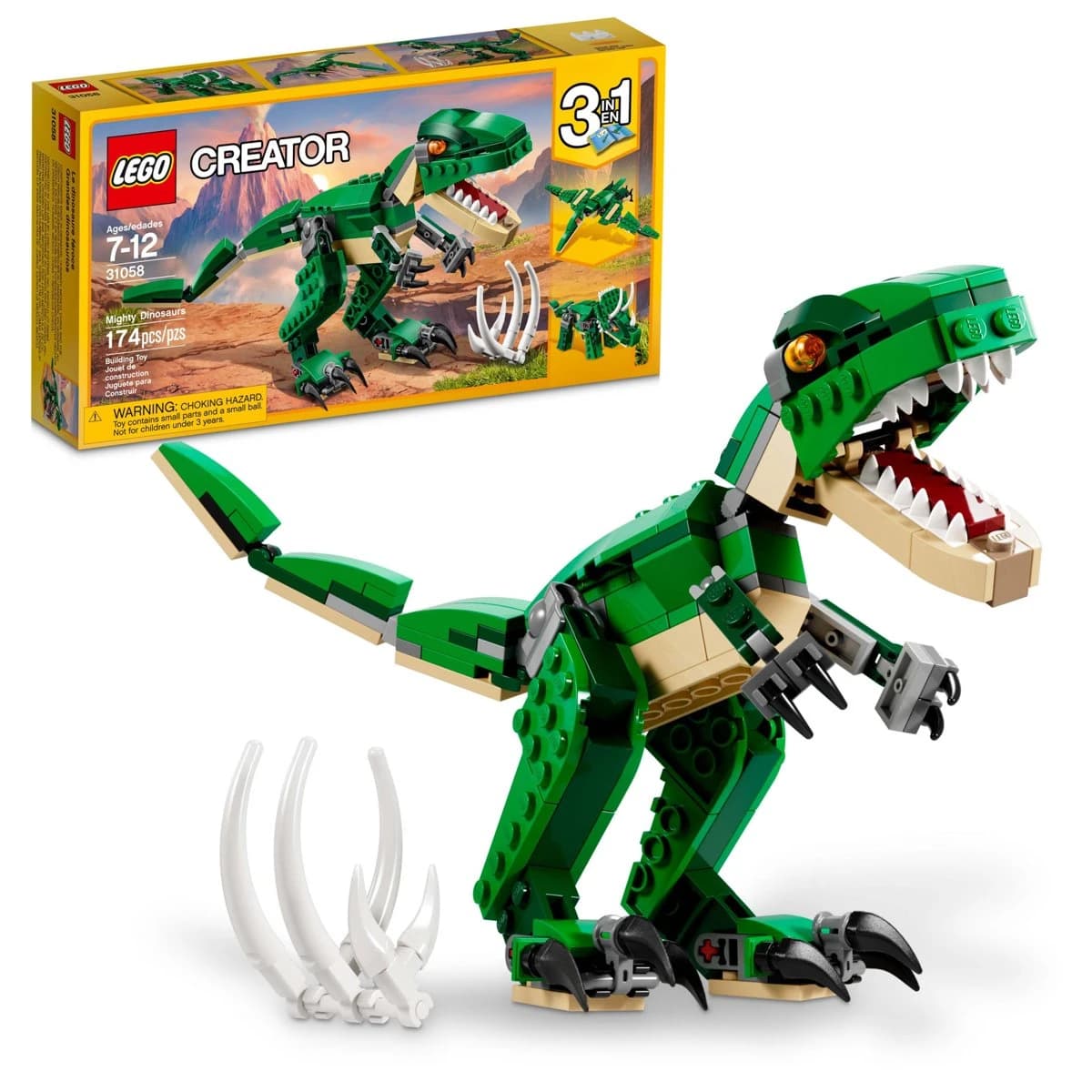 LEGO CREATOR: Mighty Dinosaurs (31058) — Manufacturer Picture