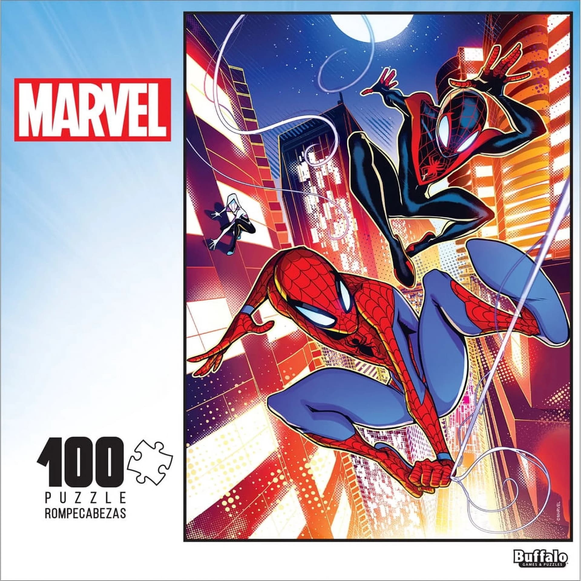 Buffalo Games 100-Piece Marvel Action Spider-man #1 Interlocking Jigsaw Puzzle — Manufacturer Picture