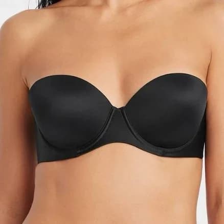 Auden Women's 34A Black Lightly Lined Strapless Convertible Underwire Bra — Manufacturer Picture
