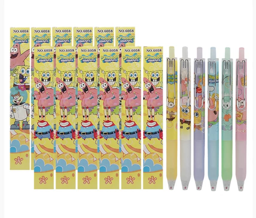 SpongeBob SquarePants Blind Box Pens, 12 pcs