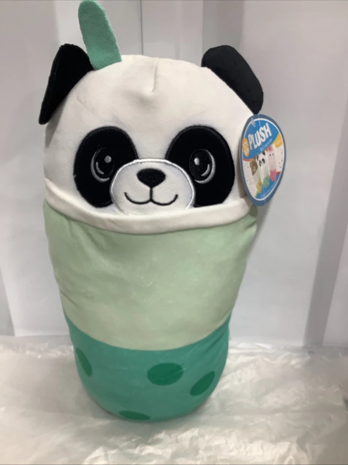 Panda Bear Boba Milk Tea Plush By Toy Box 12 inches — Actual Product