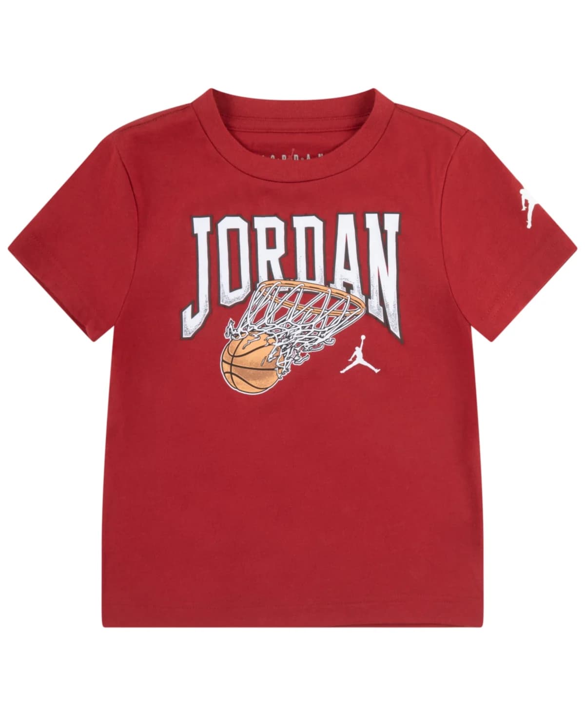 Jordan Big Boys Buckets Short Sleeve T Shirt - Gym Red