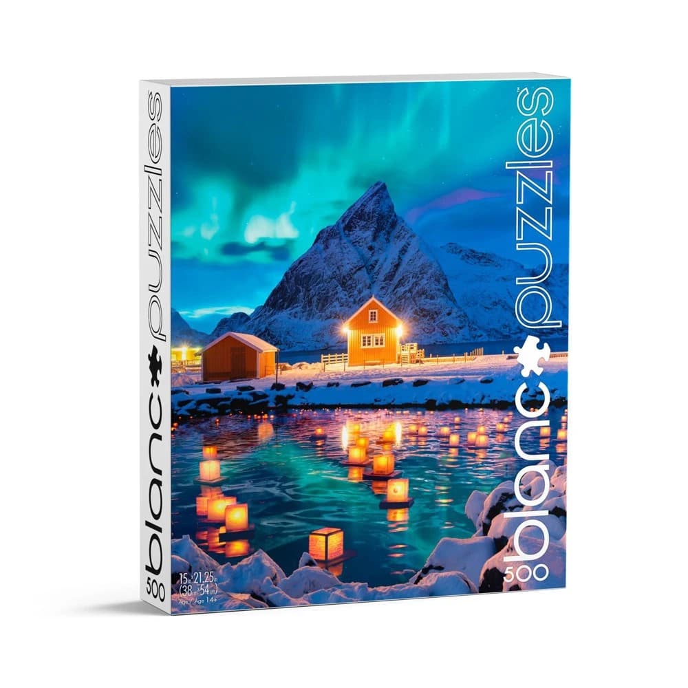 Blanc Northern Lights Jigsaw Puzzle - 500pc