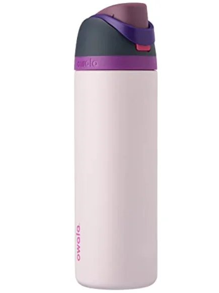 Owala FreeSip Insulated Stainless Steel with Straw BPA-Free 24 oz, Dreamy Field