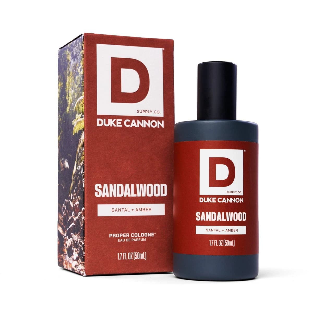 Duke Cannon Sandalwood Proper Cologne 1.7 Fl Oz Eau de Parfum for Men with Box