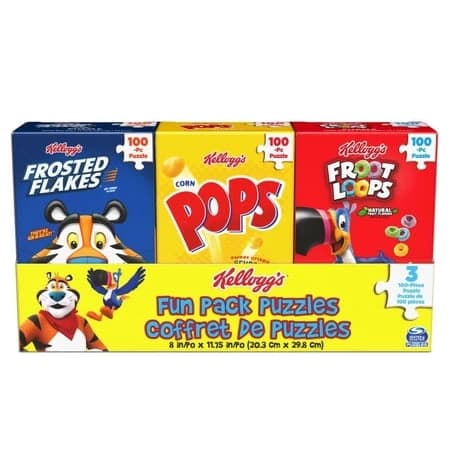 Red Bird Hong Kong LTD Kelloggs 3 Puzzle Fun Pack — Manufacturer Picture