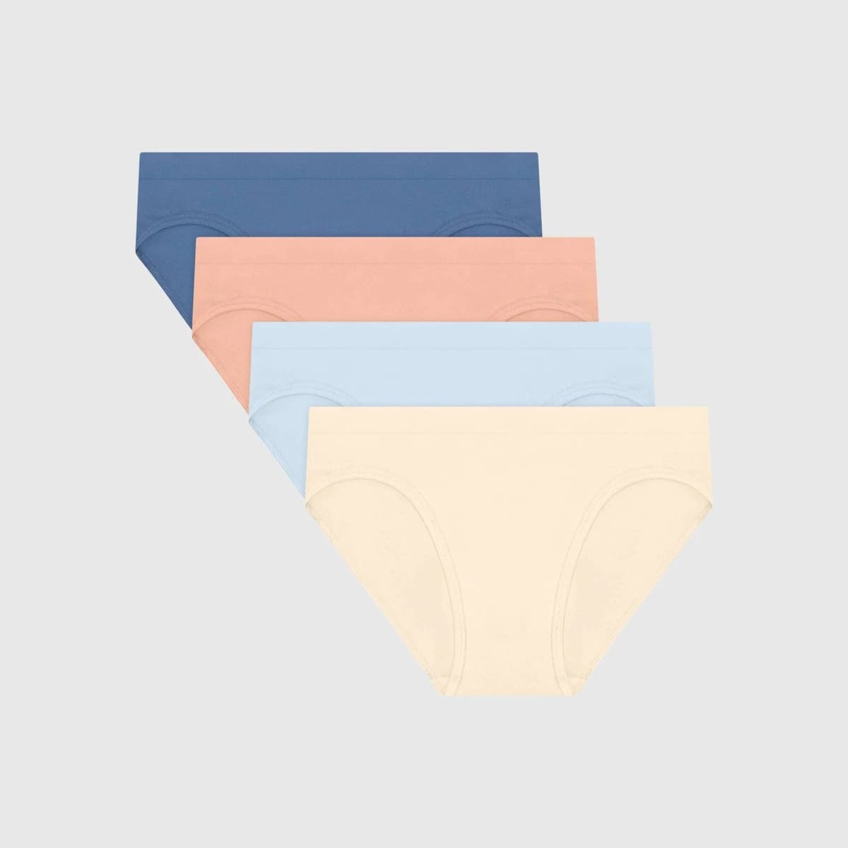 Hanes Girls' 4pk Tween Seamless Bikini Underwear - Blue/Pink S — Manufacturer Picture
