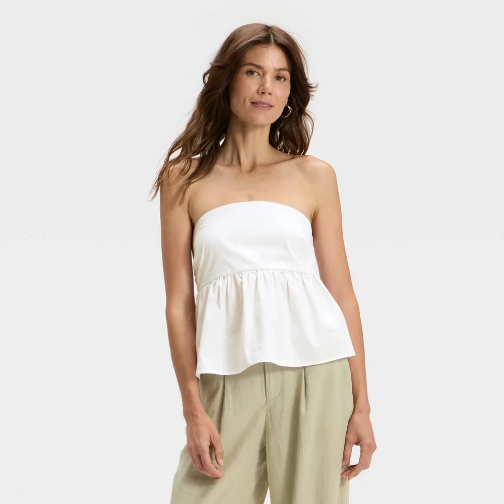 Women's Babydoll Tube Top - A New Day™ — Manufacturer Picture