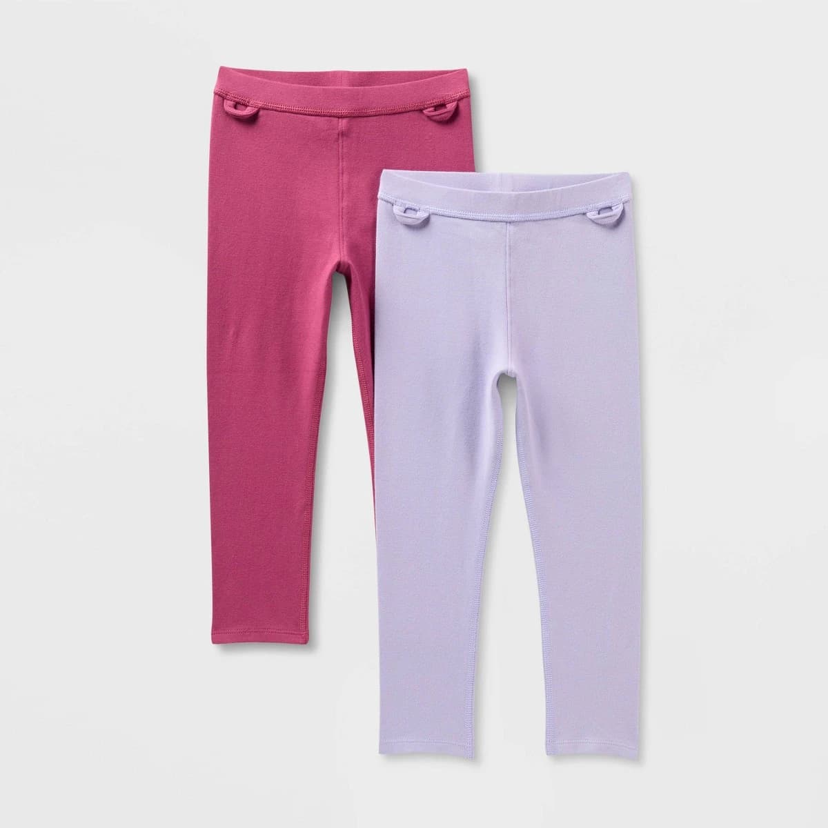Toddler Girls' 2pk Adaptive Leggings - Cat & Jack™ Pink/Purple 5T — Manufacturer Picture
