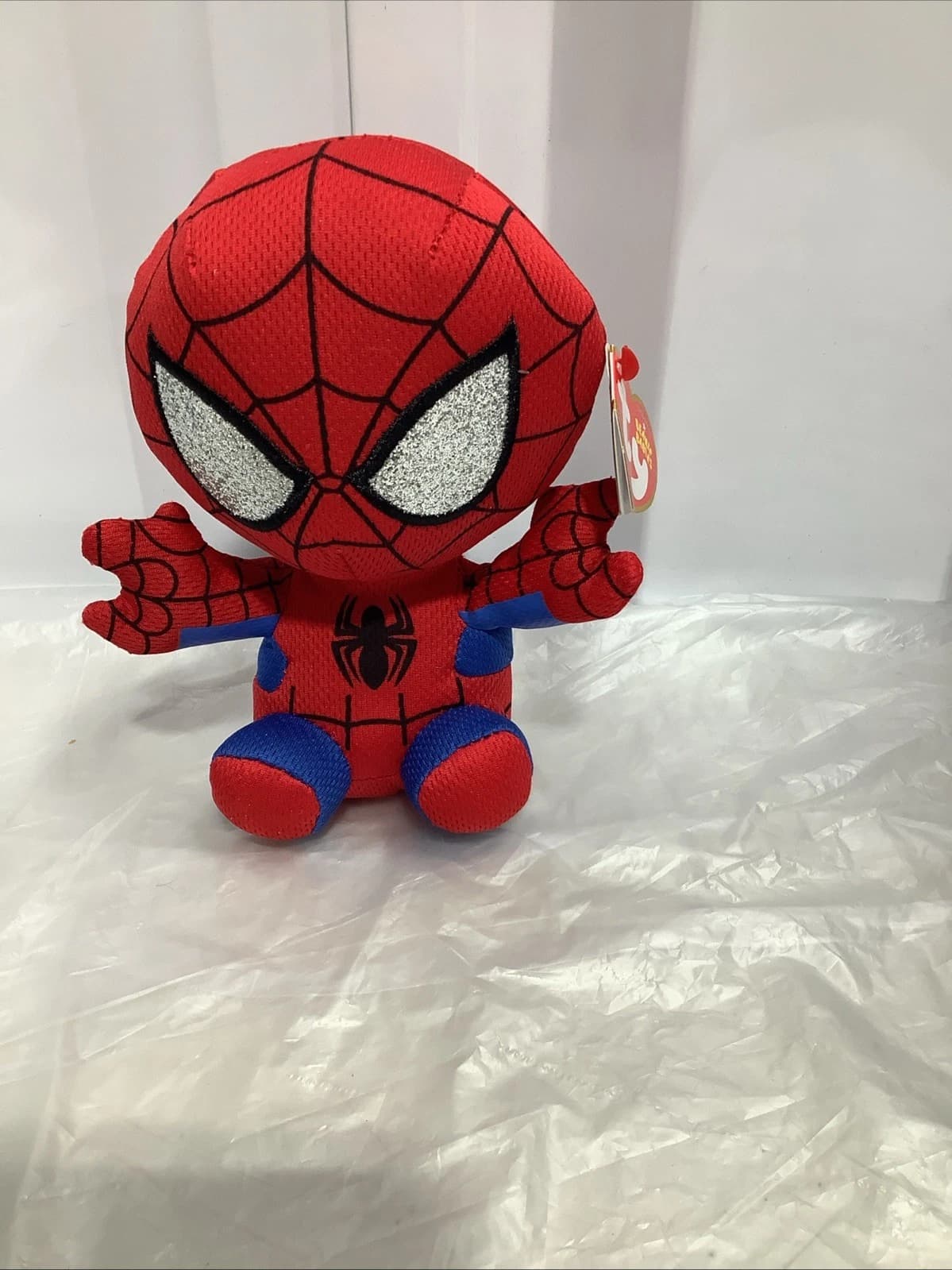 Bundle: TY Beanie Baby SPIDER-MAN Plush + New Bee JT2M Instrument Cable + Girls' Solid Cover Up Pants