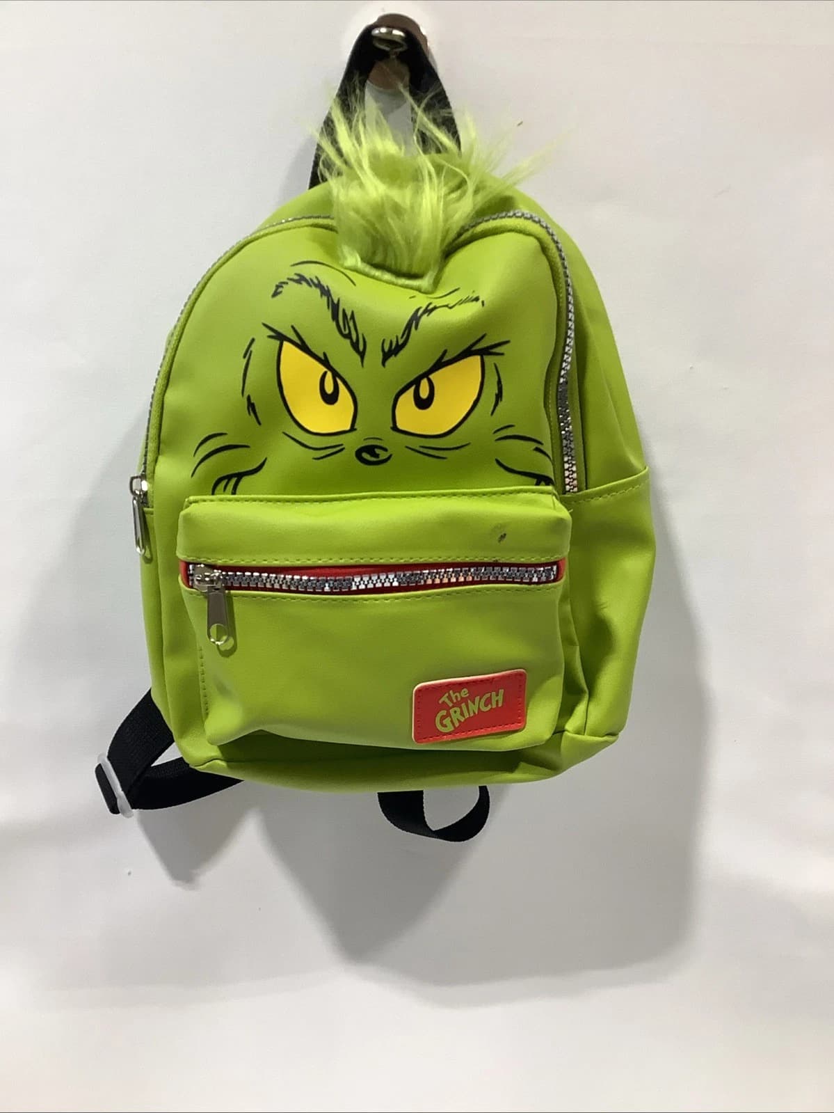Dr. Seuss The Grinch 11” Mini Backpack Purse - Faux Leather