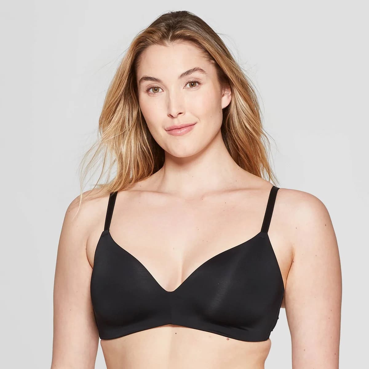 Women's Lightly Lined Wirefree Bra - Auden™ Black 34A — Manufacturer Picture