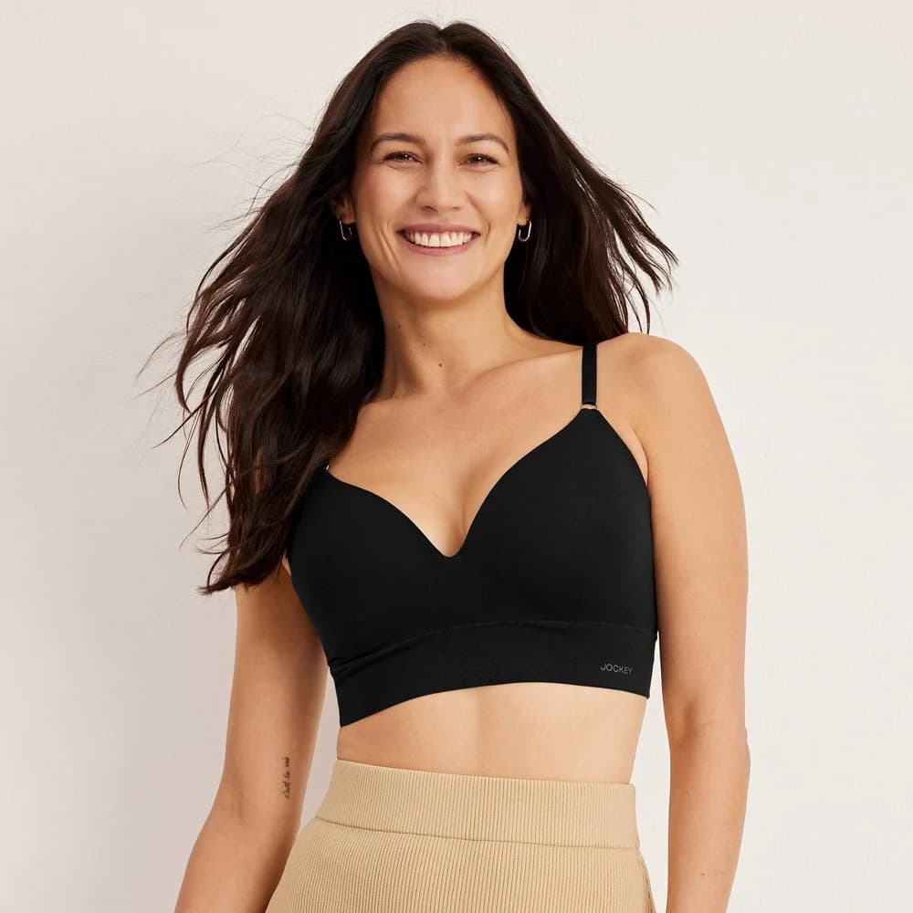 Jockey Generation™ Women's Seamfree® Comfort T-Shirt Bralette - Black S — Manufacturer Picture
