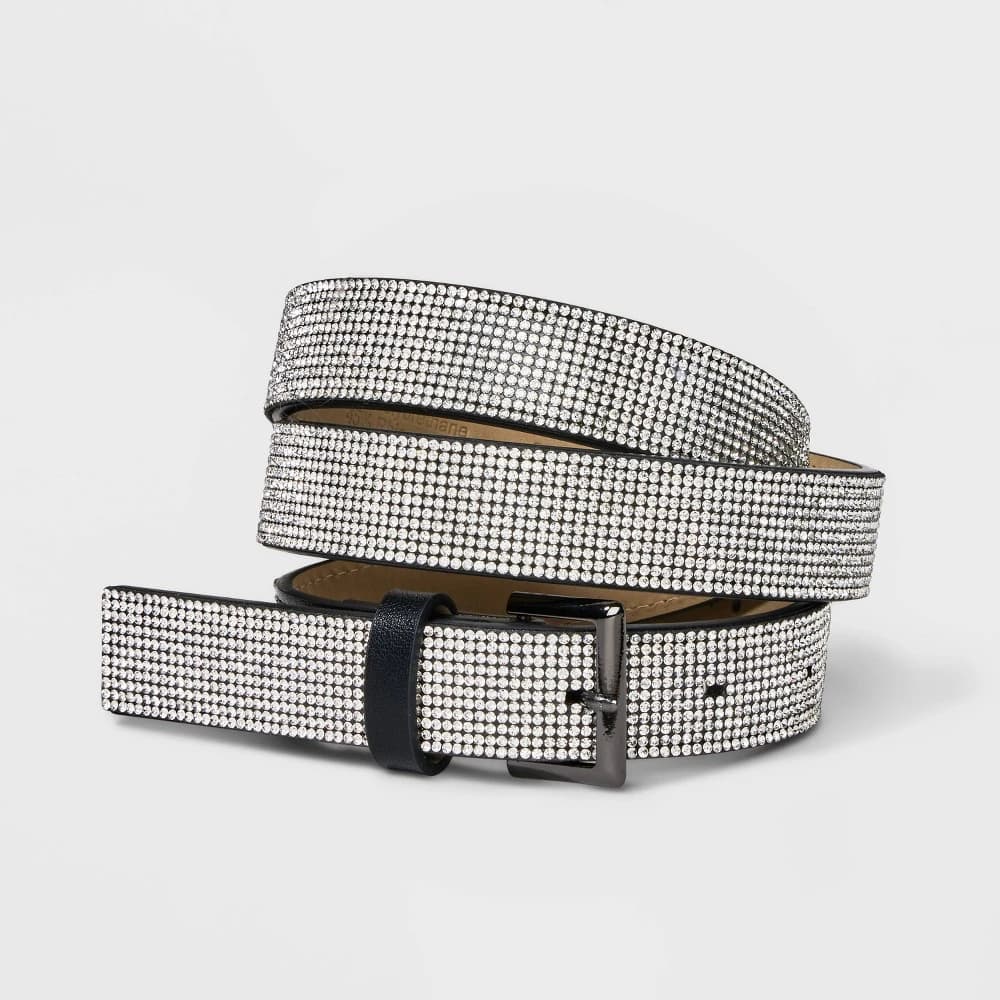 Women's Rhinestone Belt - Wild Fable™ Black M — Manufacturer Picture