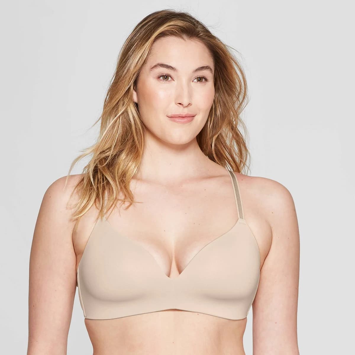 Women's Lightly Lined Wirefree Bra - Auden™ Soft Beige 34A — Manufacturer Picture