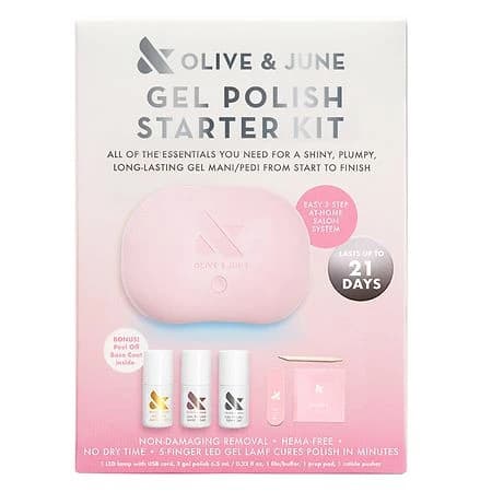 Olive & June Nail Gel Starter Kit 7Pcs USB Electric