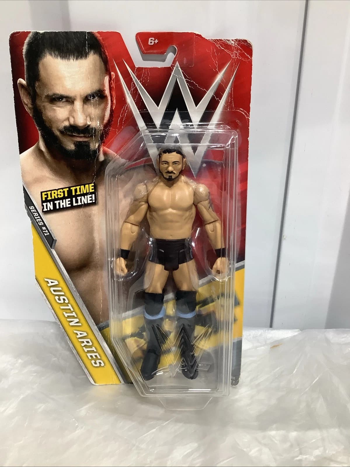 Austin Aries WWE Superstar Series #71 Figure Black Trunks First Time in the Line