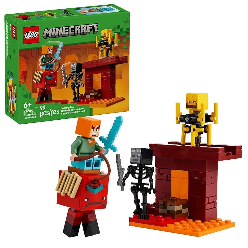LEGO Minecraft: The Nether Lava Battle (21266)