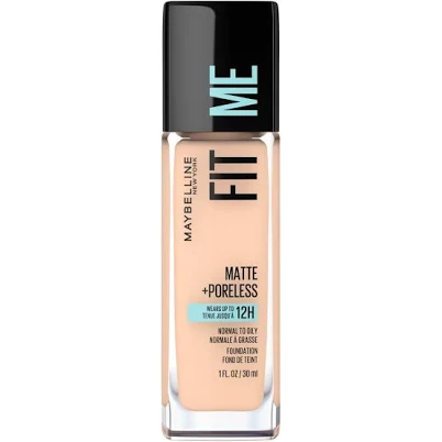 Maybelline Fit Me Matte + Poreless Liquid Foundation, 242 Light Honey, 1 fl oz — Manufacturer Picture