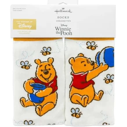 Hallmark Disney Winnie the Pooh Novelty Crew Socks