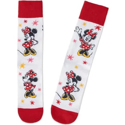 Hallmark Disney Minnie Mouse Novelty Crew Socks
